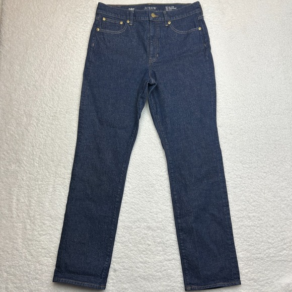 J. Crew Factory Denim - J.Crew RE-96 IDG '96 Straight Jeans Women's Size 29T Dark Wash Denim 106-146